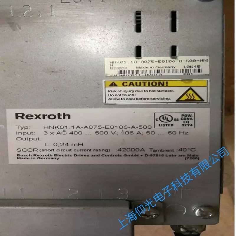 REXROTH力士樂伺服驅(qū)動器報F3144代碼維修公司