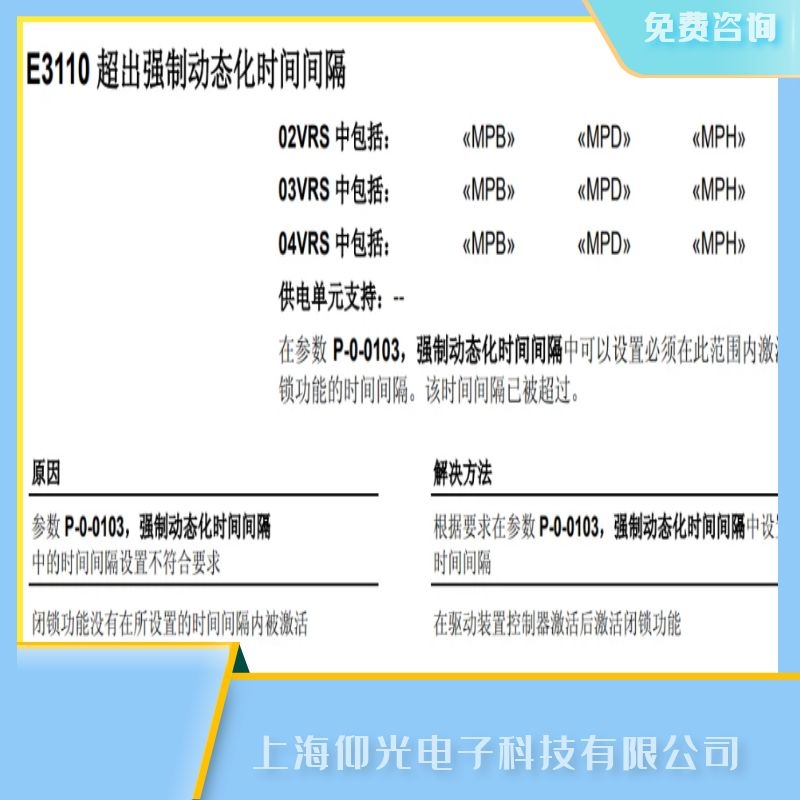 ������ʿ��Rexroth�����ŷ���E3110�S�޷���(w��),�ŷ��������S��