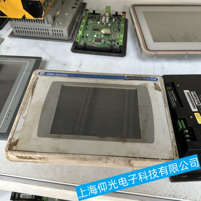 深圳自助售票機(jī)AB羅克韋爾觸摸屏2711P-B6M3A有顯示但無輸出故障維修