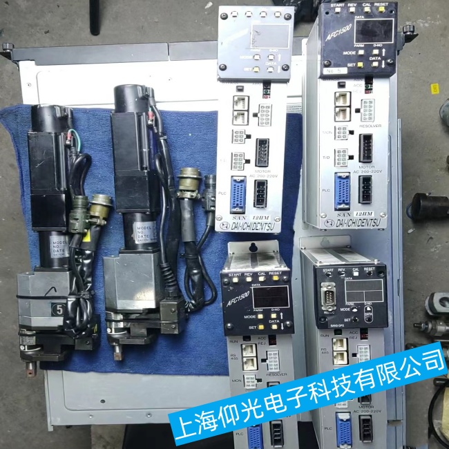 DDK電通擰緊控制器AFC1500通電亮紅黃綠燈故障維修